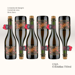 Livianita de Sangre Brut Zero - Sparkling Cocktail - x6 Botellas