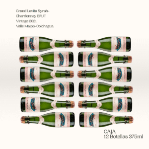 Grand Levita Brut Rosé Syrah–Chardonnay · Vintage 2021 · Rosé d’Assemblage · 375cc x12 Botellas